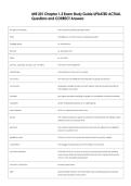 MIE 201 Chapter 1-3 Exam Study Guide UPDATED ACTUAL  Questions and CORRECT Answers
