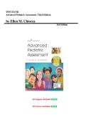 Test Bank for Advanced Pediatric Assessment &lpar;3rd Edition&rpar; by Ellen M&period; Chiocca &vert; Comprehensive Pediatric Advanced Assessment Resource&period;