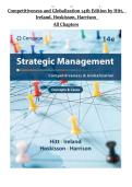 Test Bank for Strategic Management&colon; Concepts and Cases 14th Edition &mdash; Exam Questions & Answer Key PDF