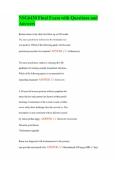 NSG6430 Final Exam with Questions and Answers