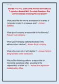 SFFMA FF1&comma; FF2&comma; and Hazmat Newest Verified Exam  Preparation Newest With Complete Questions And  Correct Detailed Answers&vert;&vert; Newest Exam&excl;&excl;&excl;