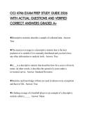 CCJ 4746 EXAM PREP STUDY GUIDE 2026 WITH ACTUAL QUESTIONS AND VERIFIED CORRECT ANSWERS GRADED A&plus;