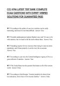 CCJ 4746 LATEST TEST BANK COMPLETE EXAM QUESTIONS WITH EXPERT VERIFIED SOLUTIONS FOR GUARANTEED PASS