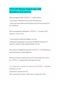 NUR 635 Pharm Final Exam with Questions and Answers