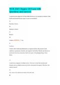 NUR 2243 Chapter 20 Exam with Questions and Answers
