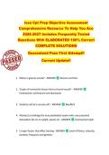 Issa Cpt Prep Objective Assessment  Comprehensive Resource To Help You Ace  2026-2027 Includes Frequently Tested  Questions With ELABORATED 100&percnt; Correct  COMPLETE SOLUTIONS  Guaranteed Pass First Attempt&excl;&excl;  Current Update&excl;&excl; 