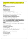 RASMUSSEN PATHOPHYSIOLOGY EXAM 2 TEST BANK LATEST REAL EXAM ALL 250&plus; QUESTIONS AND ANSWERS PLUS WELL DETAILED RATIONALES&sol;NEWEST UPDATE&excl;&excl;&excl;&excl;