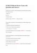 NUR635 Midterm Review Exam with Questions and Answers
