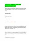 NUR2243 Chapter 24 Exam with Questions and Answers