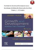 Test Bank for Growth and Development Across the Lifespan&colon; A Health Promotion Focus 3rd Edition &vert; Gloria Leifer MA RN CNE & Eve Fleck MS ACE GFI ACE PT NASM CPT &vert; Latest Update 2026 Exam Prep &ndash; 100&percnt; PASS GUARANTEE