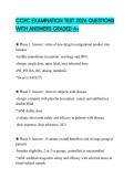 CCRC EXAMINATION TEST 2026 QUESTIONS WITH ANSWERS GRADED A&plus;