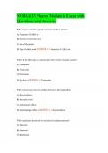 NURG 633 Pharm Module 6 Exam with Questions and Answers
