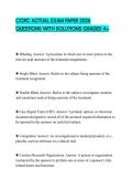 CCRC ACTUAL EXAM PAPER 2026 QUESTIONS WITH SOLUTIONS GRADED A&plus;