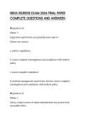 NEHA RS&sol;REHS EXAM 2026 FINAL PAPER COMPLETE QUESTIONS AND ANSWERS