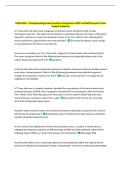 NURS 6010 &ndash; Pathophysiology Exam Questions and Answers 100&percnt; Verified By Experts
