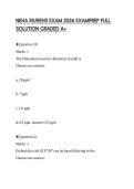 NEHA RS&sol;REHS EXAM 2026 EXAMPREP FULL SOLUTION GRADED A&plus;