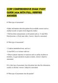 CCRP COMPREHENSIVE EXAM STUDY GUIDE 2026 WITH FULL VERIFIED ANSWERS
