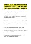 NEIEP 300 FINAL EXAM COMPREHENSIVE EXAM SCRIPT 2026 FULL QUESTIONS AND CORRECT ANSWERS ALREADY GRADED A&plus;
