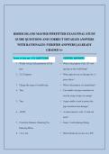 RHODE ISLAND MASTER PIPEFITTER EXAM FINAL STUDY GUIDE QUESTIONS AND CORRECT DETAILED ANSWERS WITH RATIONALES &lpar;VERIFIED ANSWERS&rpar; &vert;ALREADY GRADED A&plus;