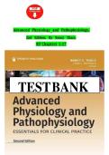 Test Bank Advanced Physiology And Pathophysiology&colon; Essentials For Clinical Practice&comma; 2nd Edition Nancy C&period; Tkacs&comma;Linda L&period; Herrmann All Chapters 1-17 With Questions And Answers Complete A&plus; Guide ISBN&colon;9780826177087