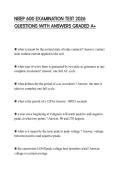 NEIEP 600 EXAMINATION TEST 2026 QUESTIONS WITH ANSWERS GRADED A&plus;