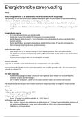 Samenvatting energietransitie