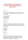 PSYC 300 &ndash; Midterm Exam Week 4&comma; 2026&sol;2027 &ndash; Questions with Answer Key
