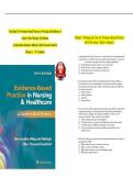 Test Bank For Evidence-Based Practice in Nursing & Healthcare A  Guide to Best Practice 5th Edition  by Bernadette Mazurek Melnyk&comma; Ellen Fineout-Overholt  Chapter 1 - 23 Complete 