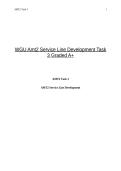 WGU Amt2 Service Line Development Task 3 Graded A&plus;
