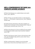 NETA 3 COMPREHENSIVE TEST BANK 2026 COMPLETE ANSWERS ACCURATE