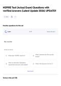 NSPIRE Test &lpar;Actual Exam&rpar; Questions with verified Answers &lpar;Latest Update 2026&rpar; UPDATE&excl;&excl;  