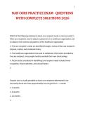 NAB CORE PRACTICE EXAM QUESTIONS WITH COMPLETE SOLUTIONS 2026
