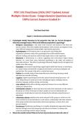 PSYC 102 &ndash; Final Exam&comma; 2026&sol;2027 &ndash; Comprehensive Multiple-Choice Questions with 100&percnt; Correct Answers