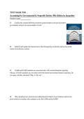 Test Bank for Accounting for Governmental & Nonprofit Entities &lpar;19th Edition&rpar; by Jacqueline L&period; Reck &vert; Comprehensive Governmental & Nonprofit Accounting Assessment Resource