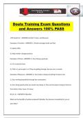 Doula Training Exam Questions and Answers 100&percnt; PASS