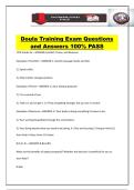 Doula Training Exam Questions and Answers 100&percnt; PASS