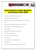 Doula &lpar;beginner doula&rpar;- Questions and Answers 100&percnt; PASS
