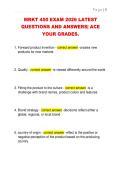 MRKT 450 EXAM 2026 LATEST  QUESTIONS AND ANSWERS&vert; ACE  YOUR GRADES&period;