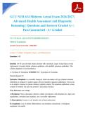GCU NUR 634 Midterm Actual Exam 2026&sol;2027 &vert; Advanced Health Assessment and Diagnostic Reasoning &vert; Questions and Answers Graded A&plus; &vert; Pass Guaranteed - A&plus; Graded