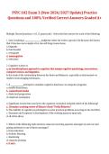 PSYC 102 &ndash; Exam 3&comma; 2026&sol;2027 &ndash; Practice Questions with 100&percnt; Verified Correct Answers