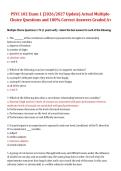 Package deal for PSYC 102 &ndash; Exam Study Guide&comma; 2026&sol;2027 &ndash; Questions with 100&percnt; Verified Answers