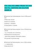 DTSA 5504 DATA MINING PIPELINE TEST BANK 2026 FULL QUESTIONS AND SOLUTIONS GRADED A&plus;