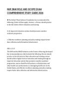 NUR 2868 ROLE AND SCOPE EXAM COMPREHENSIVE STUDY GUIDE 2026