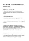 NUR 4837 UNIT 1 QUIZ FINAL PREPARATION MANUAL 2026