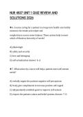 NUR 4837 UNIT 1 QUIZ REVIEW AND SOLUTIONS 2026