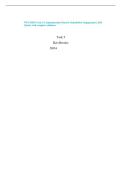 WGU D034 Task 1&comma;2 and 3 Bundle with complete solutions&period;