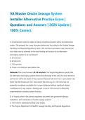 VA Master Onsite Sewage System Installer Alternative Practice Exam &vert; Questions and Answers &vert; 2026 Update &vert; 100&percnt; Correct&period;