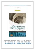 Test Bank - Growth and Development Across the Lifespan&colon; A Health Promotion Focus 3rd Edition&comma; &lpar;Leifer&comma; 2026&rpar;&comma; Chapter 1-16 &vert; All Chapters