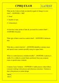 CPHQ EXAM QUESTIONS AND ANSWERS 2026