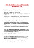 CRM 1300 MIDTERM 1 EXAM QUESTIONS WITH ANSWERS 100&percnt; PASS 
